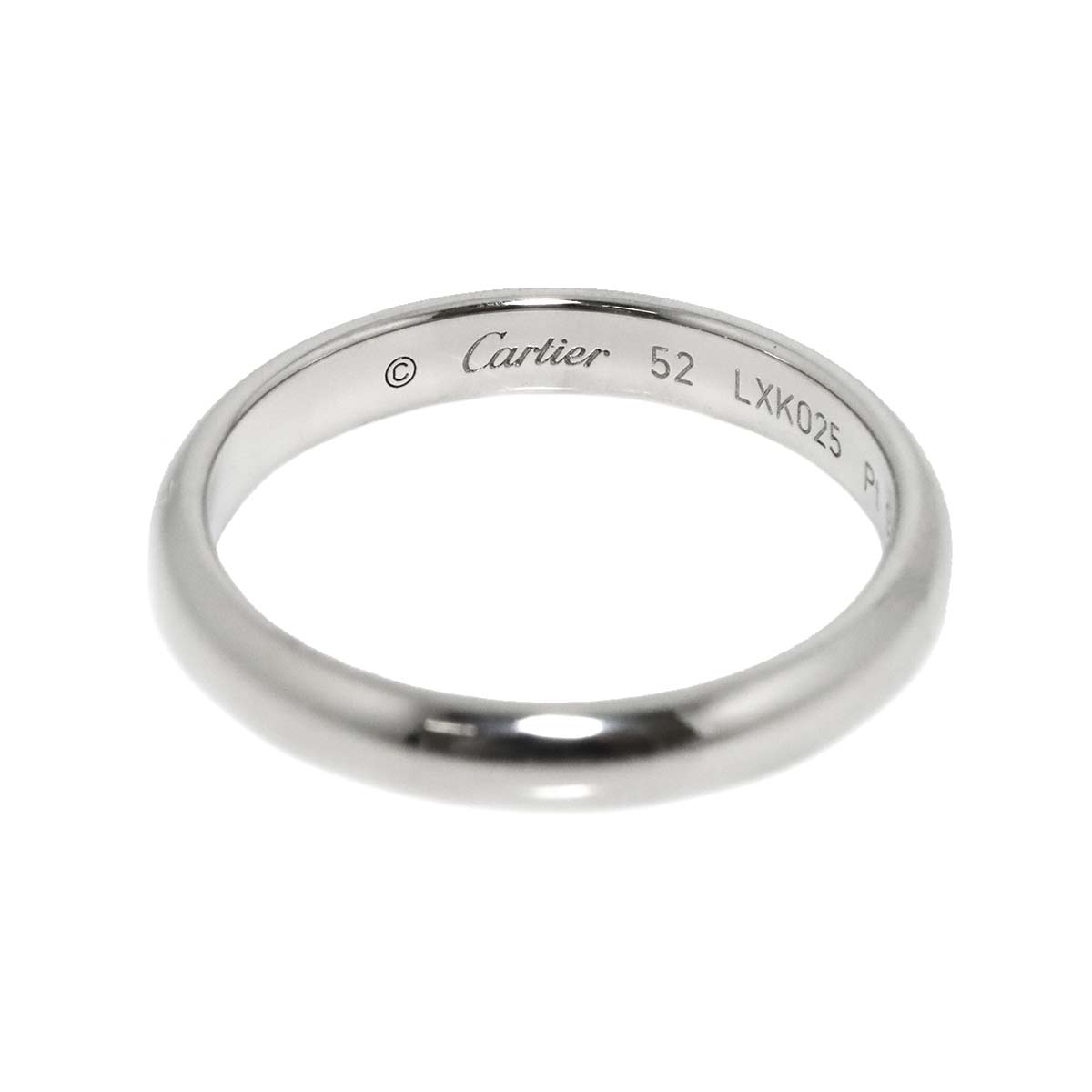 1895 Classic Band Ring Platinum Size52 5.75-6(US)