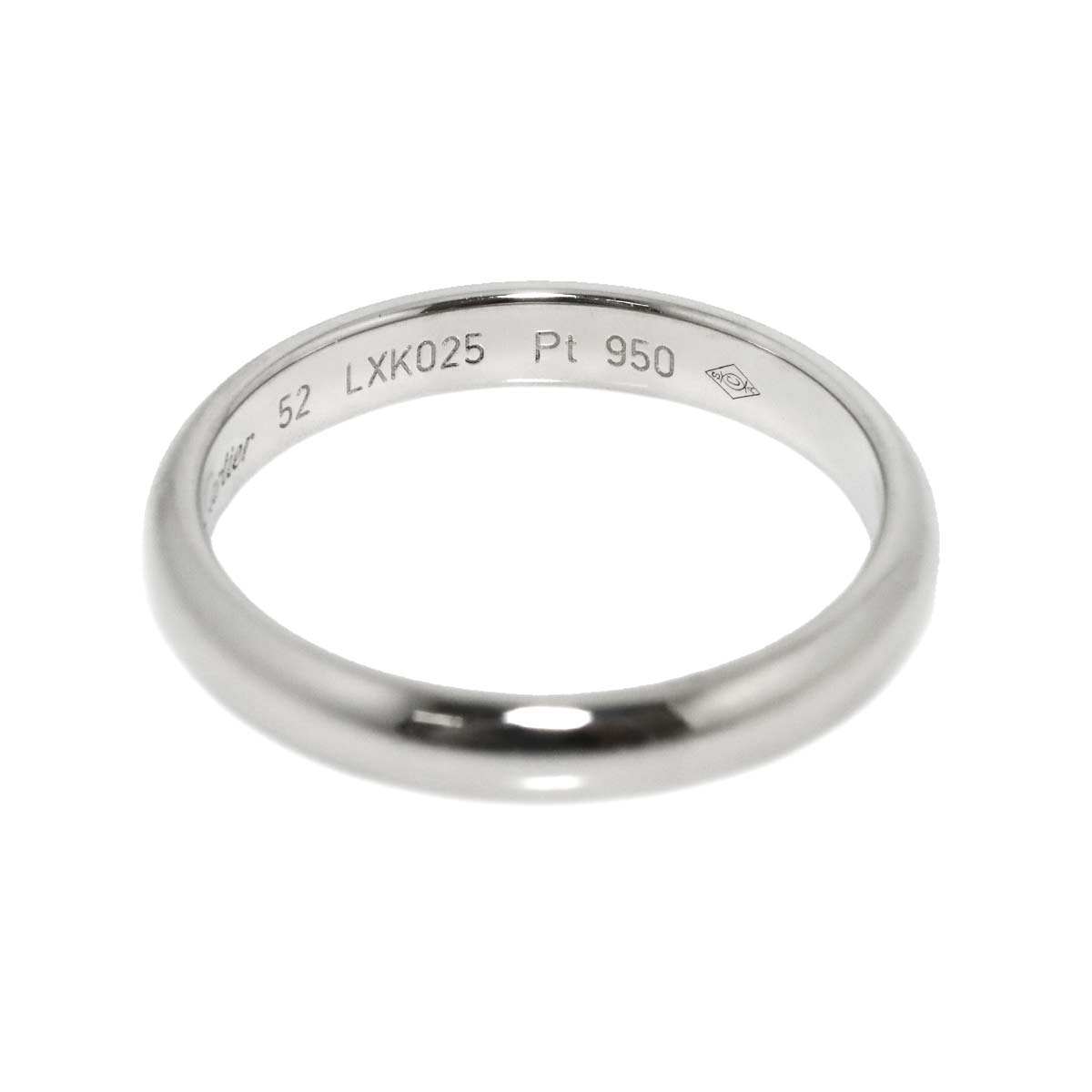 1895 Classic Band Ring Platinum Size52 5.75-6(US)