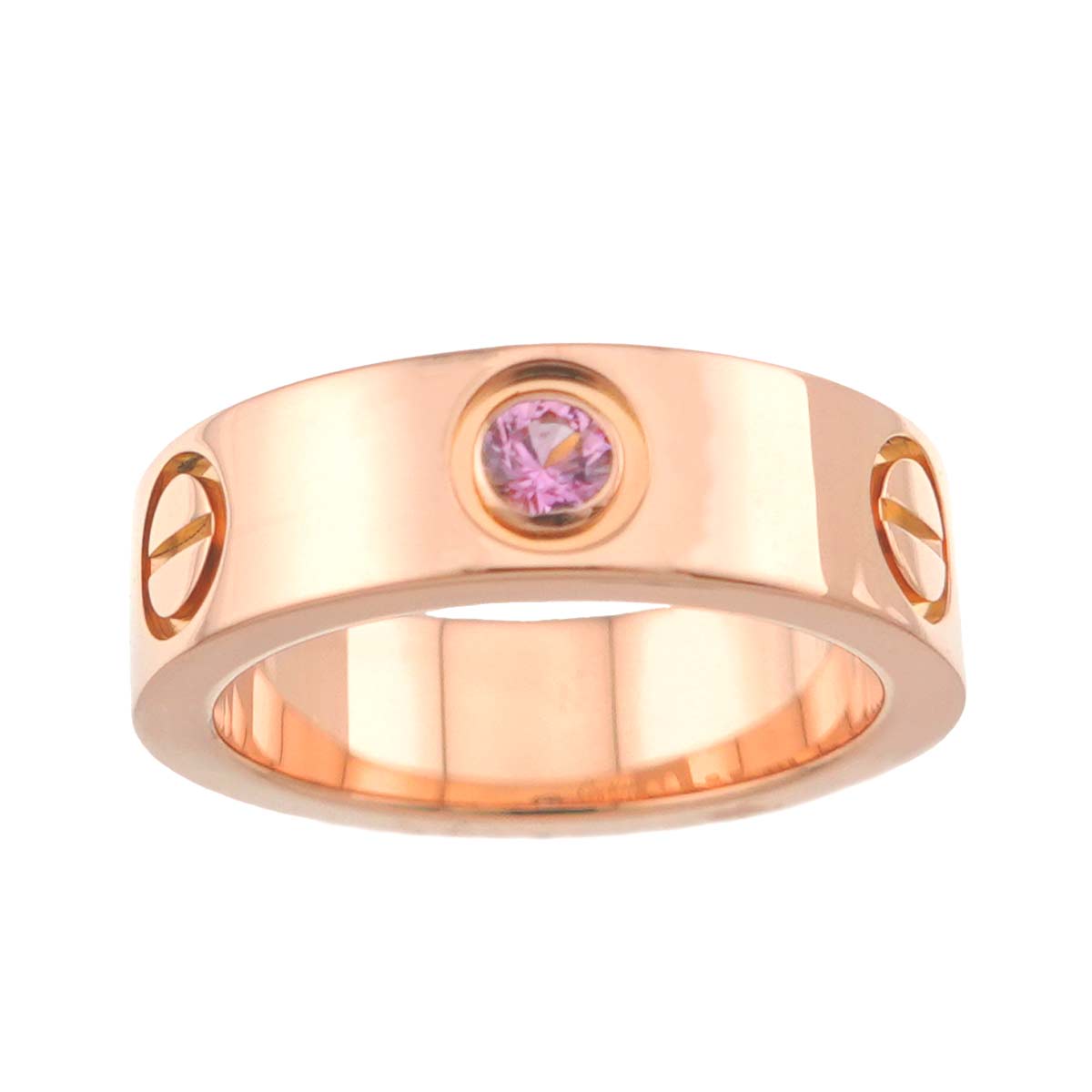 Love Ring Sapphire 18K PG 750 size47 3.75-4(US)