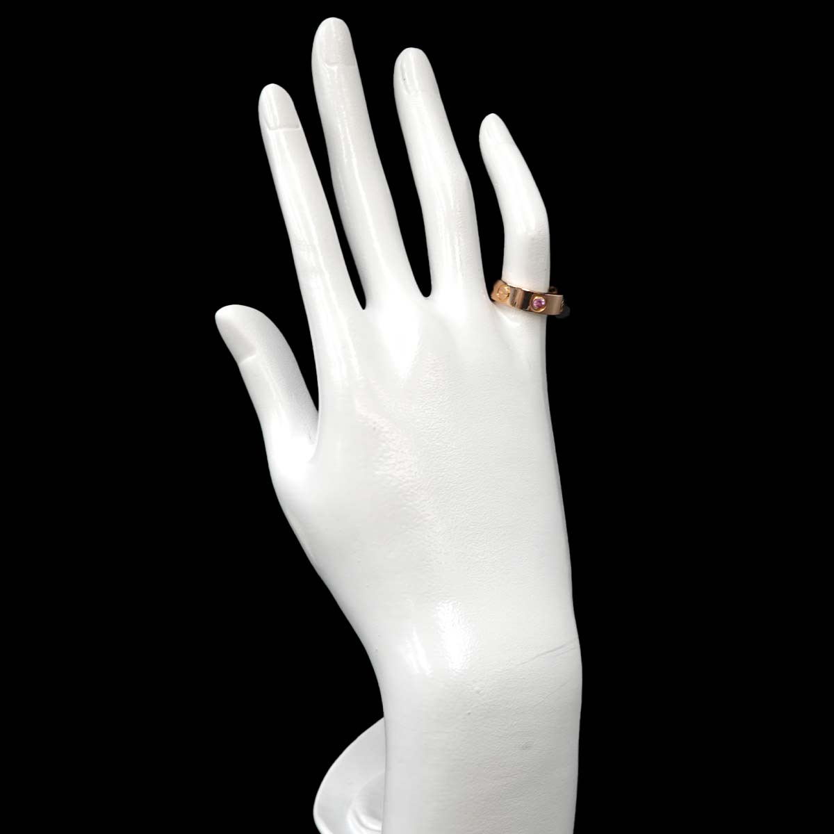 Love Ring Sapphire 18K PG 750 size47 3.75-4(US)