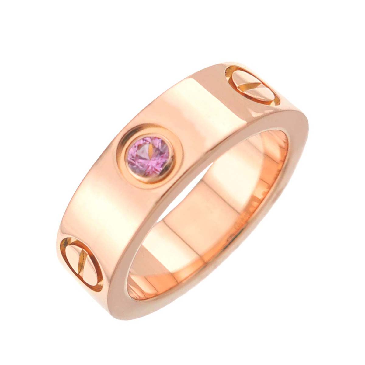 Love Ring Sapphire 18K PG 750 size47 3.75-4(US)