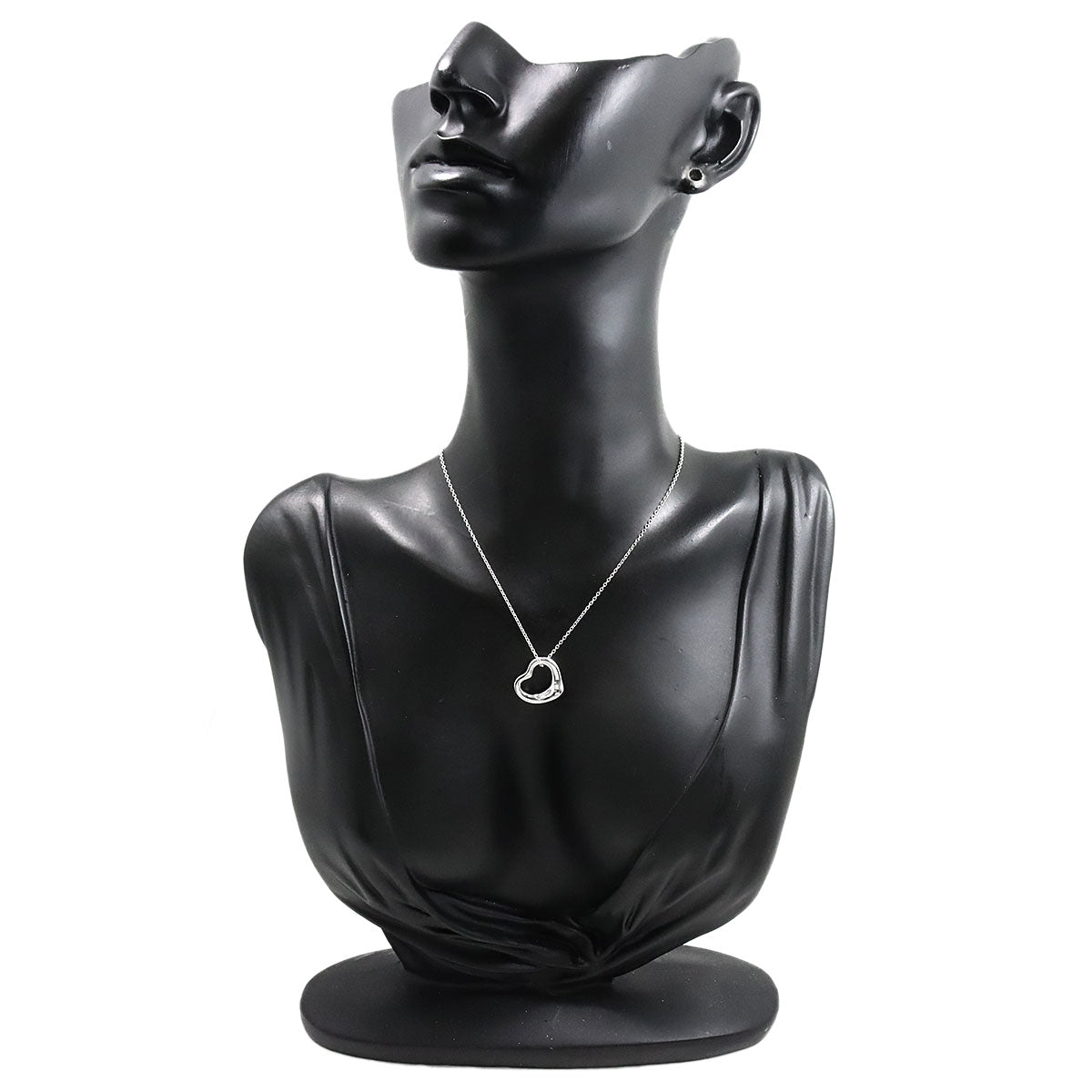 Open Heart Necklace Silver 925
