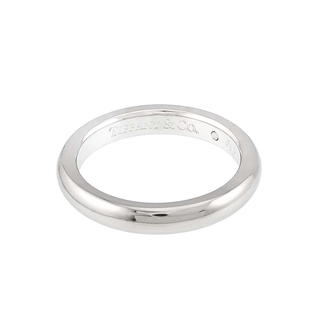 Stacking Band Ring Diamond 1P Pt Size2.75-3(US)
