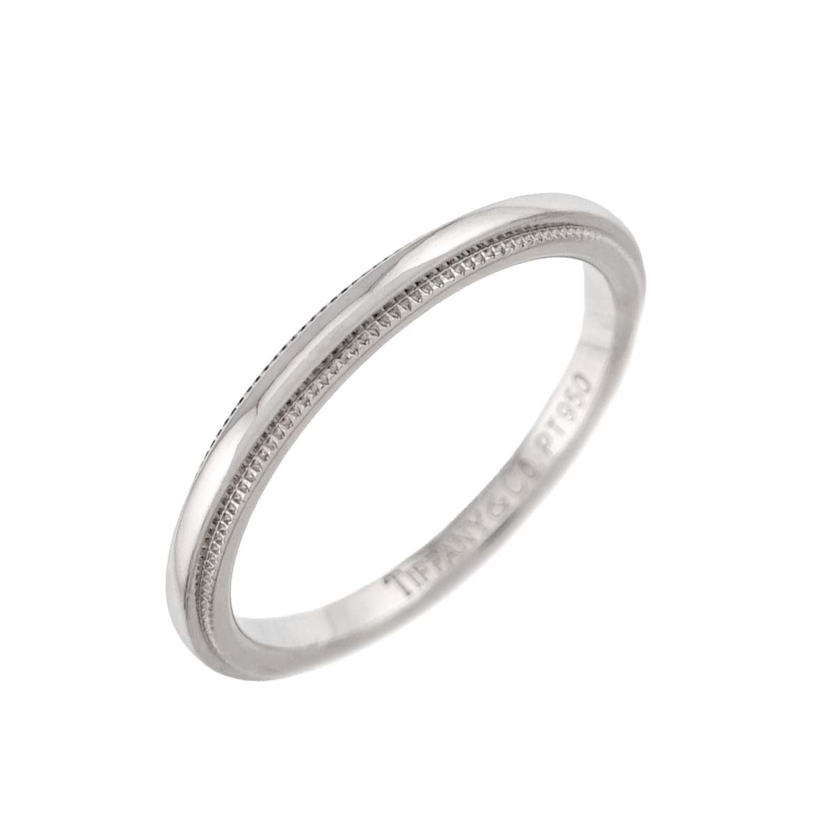 Milgrain Band Ring Pt Platinum Size4.5(US)