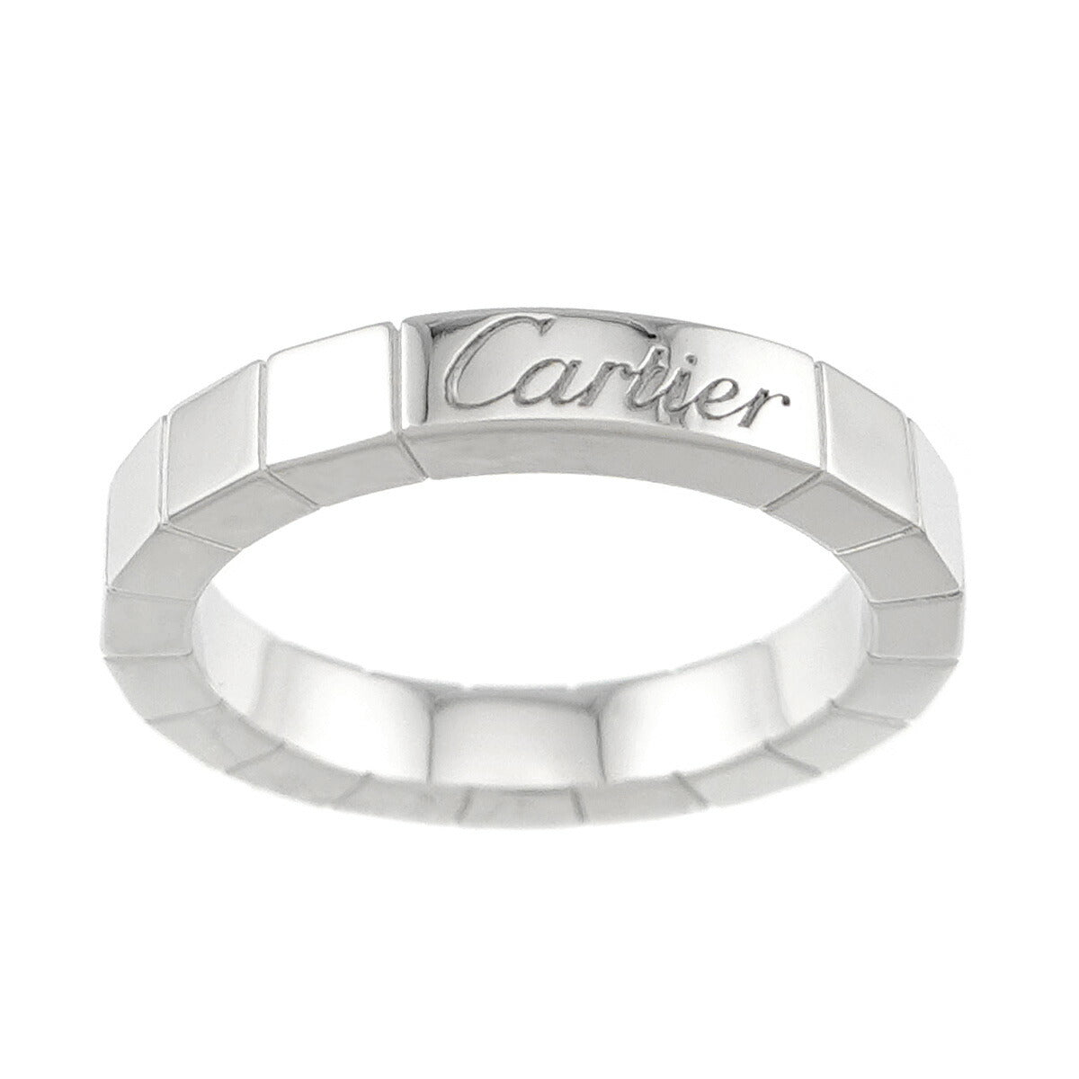 Laniere Ring 18K White Gold 750 Size48 4.5(US)