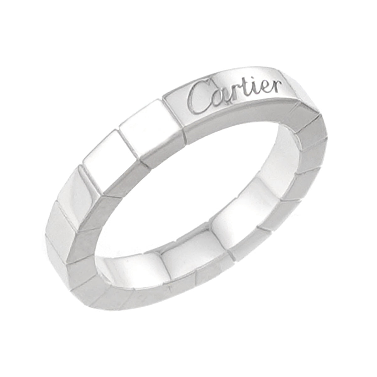 Laniere Ring 18K White Gold 750 Size48 4.5(US)