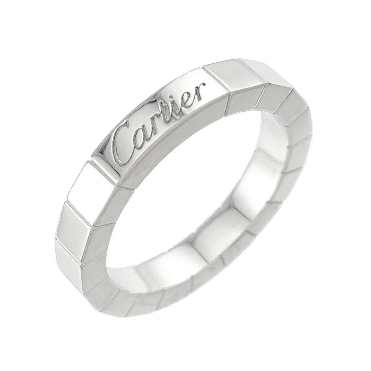 Laniere Ring 18K White Gold 750 Size48 4.5(US)