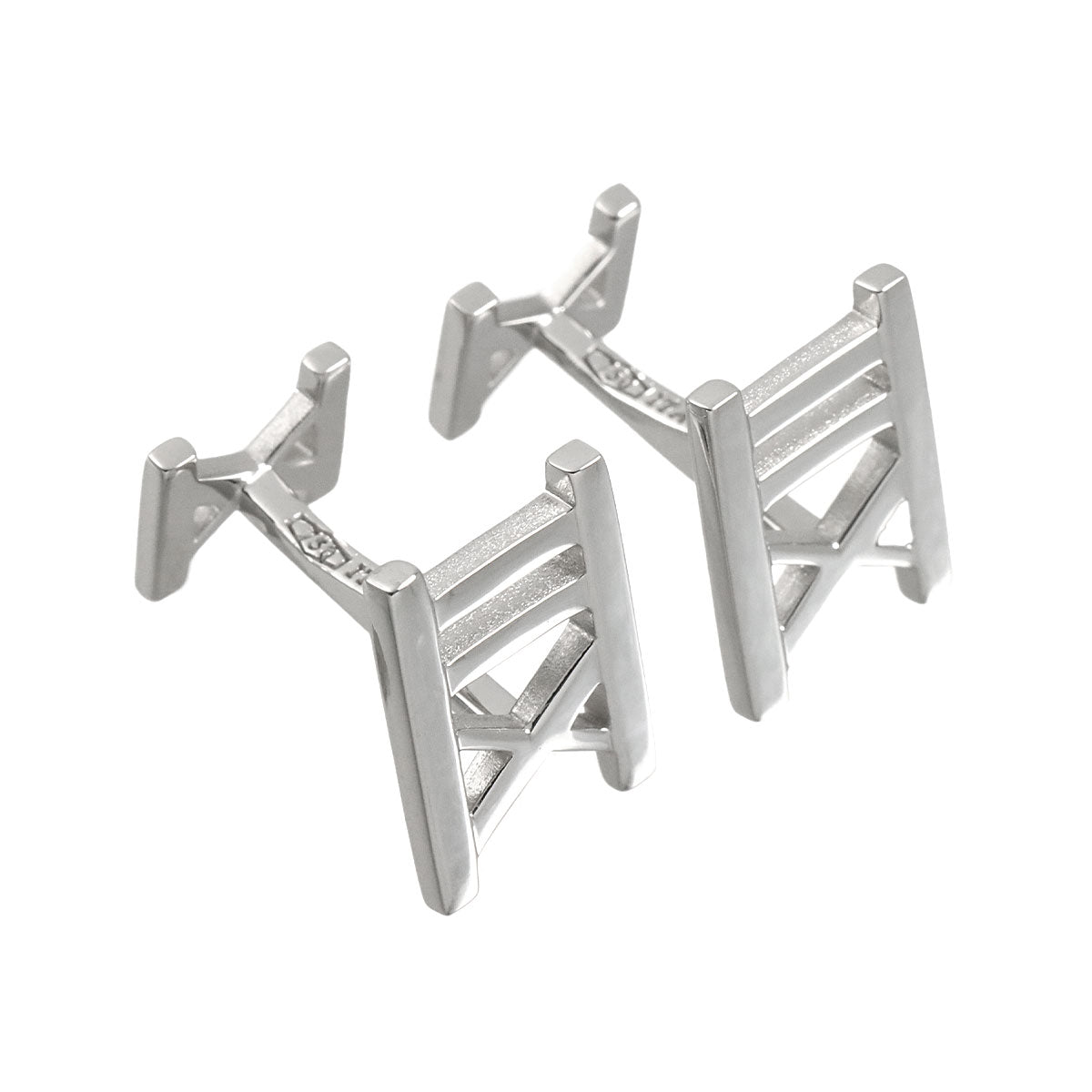 Atlas cuff links 18K White Gold 750