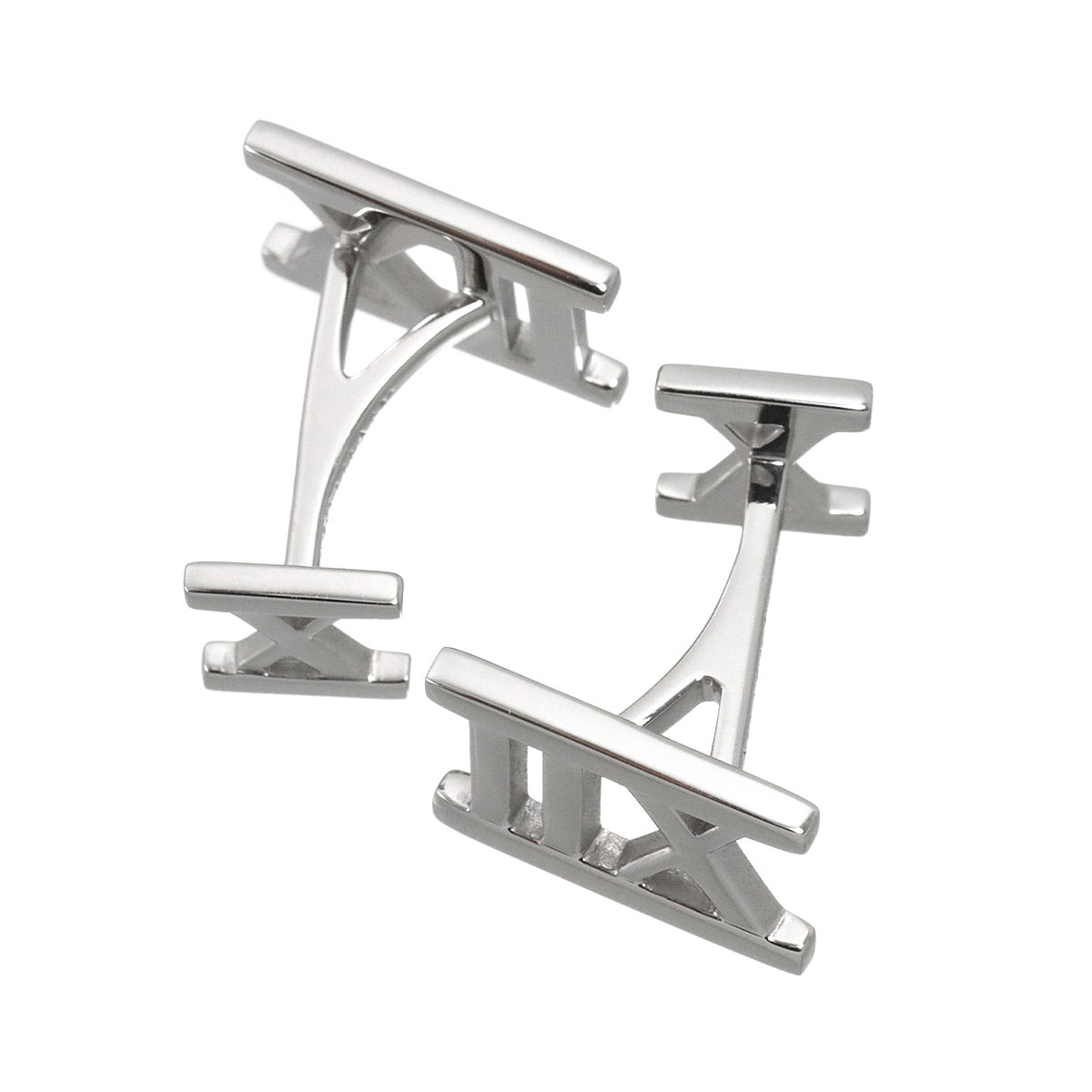 Atlas cuff links 18K White Gold 750