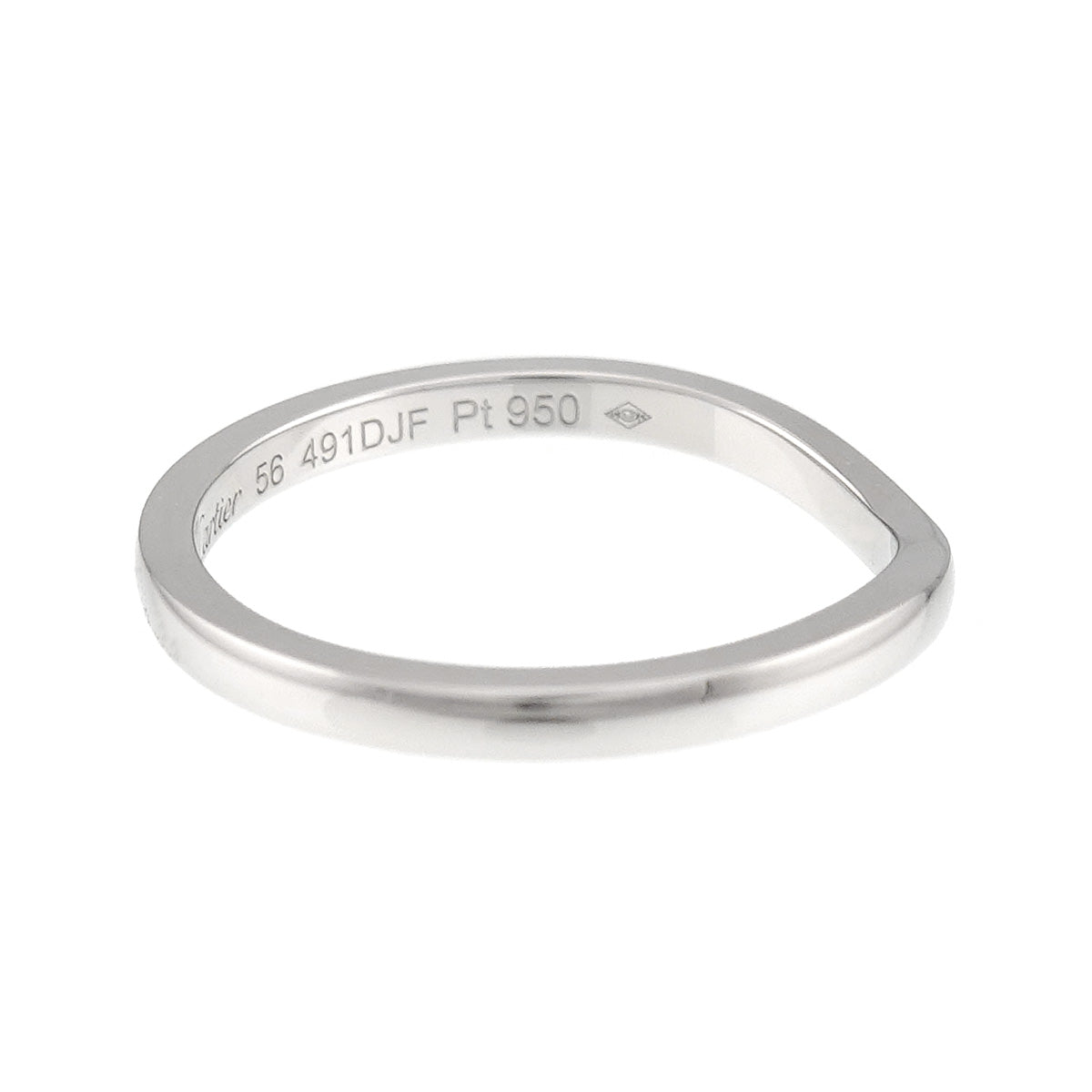 Ballerine Ring Pt Platinum size56 7.5(US)