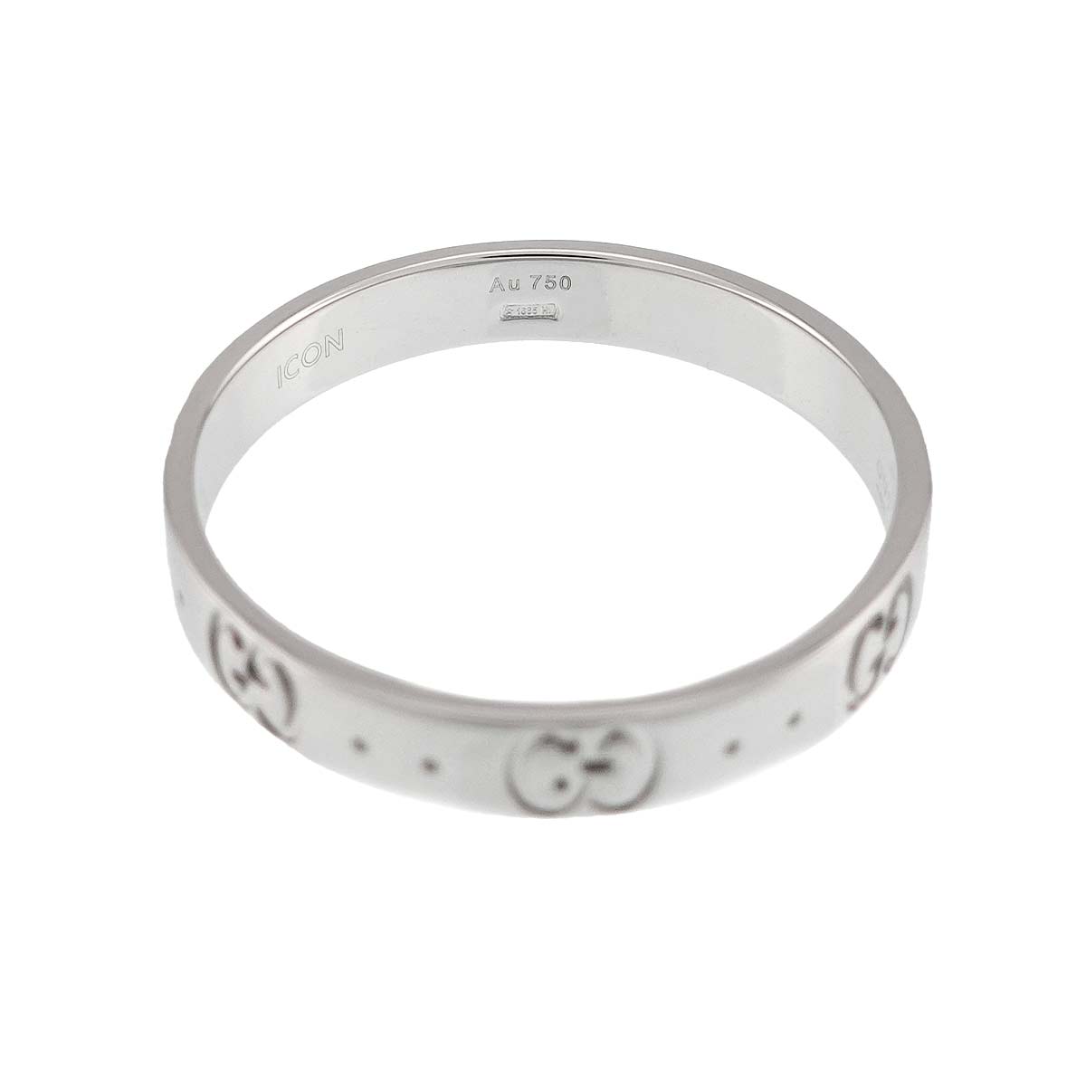 Icon Ring 18K WG White Gold 750 Size25 10.75-11(US)