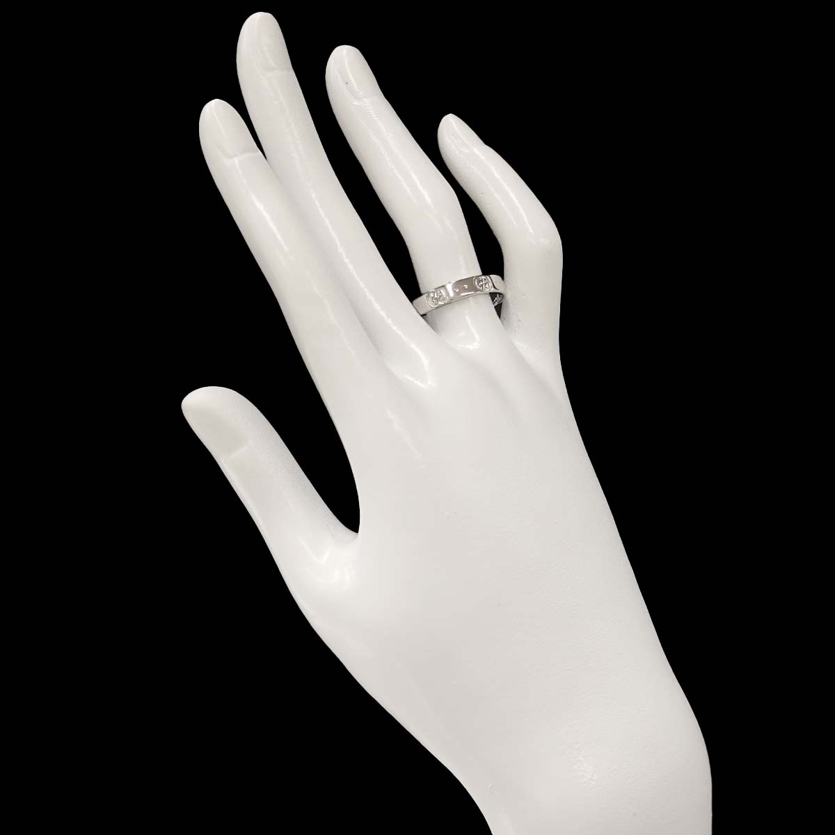 Icon Ring 18K WG White Gold 750 Size25 10.75-11(US)
