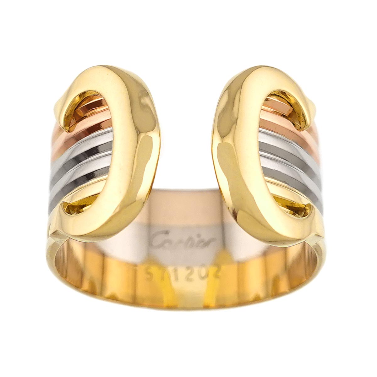 C2 Ring 18K YG WG PG 750 Size54 Size6.75(US)