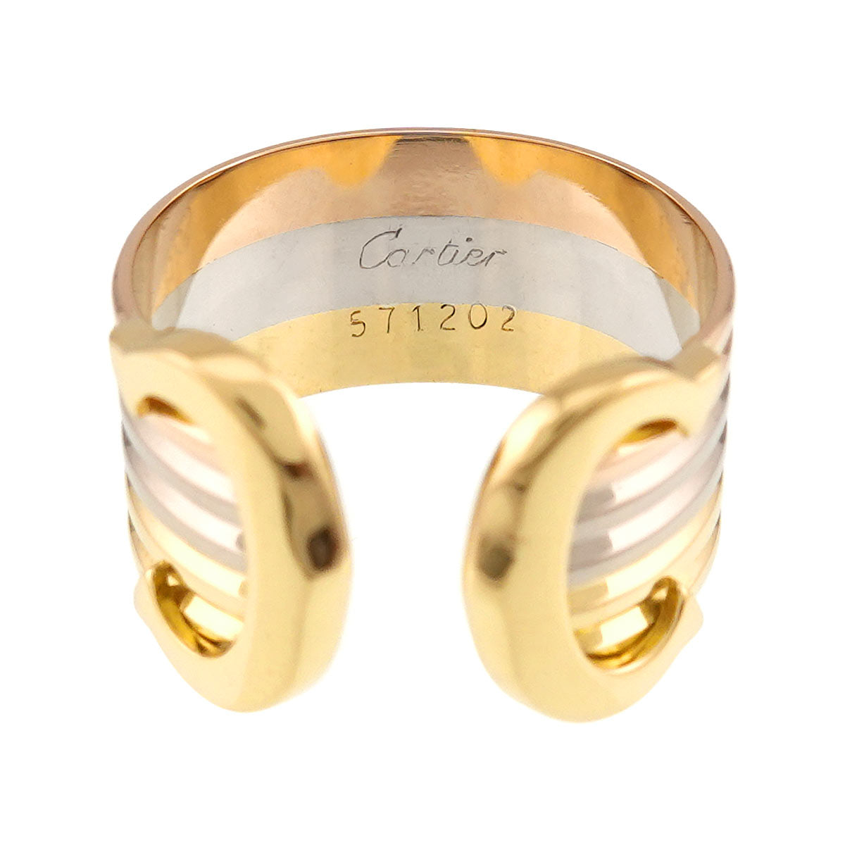 C2 Ring 18K YG WG PG 750 Size54 Size6.75(US)