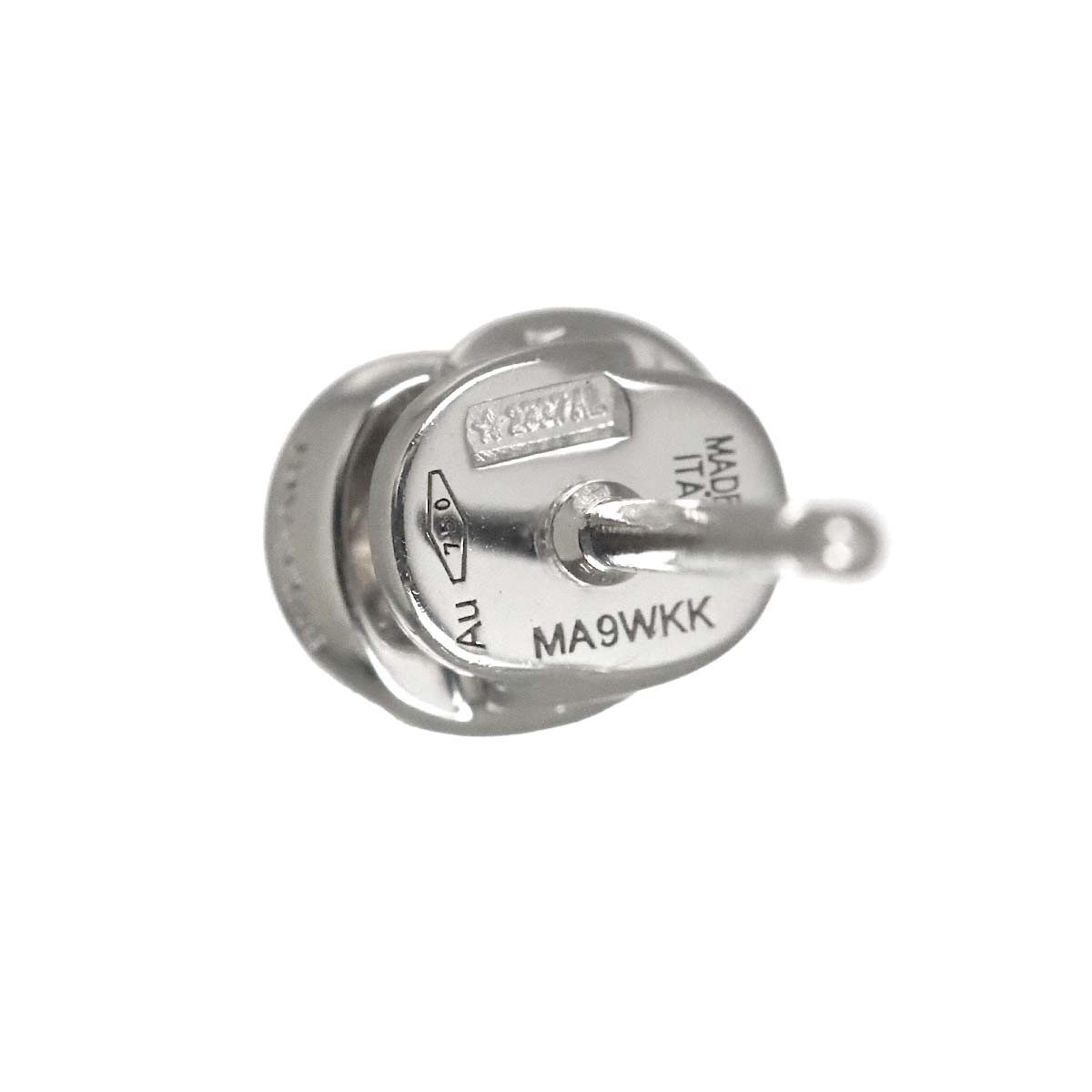 Incontro d'Amore Diamond Earrings Pierced 18K White Gold 750