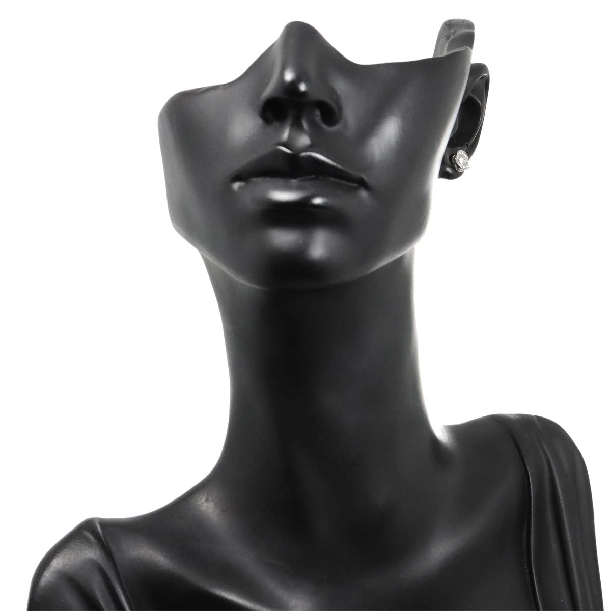 Incontro d'Amore Diamond Earrings Pierced 18K White Gold 750