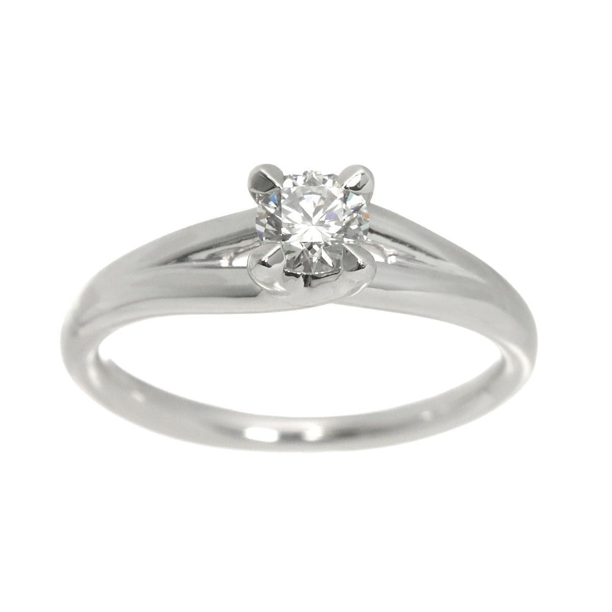 Liens Diamond 0.26ct F/VVS2/EX Ring Pt size3.75-4(US)