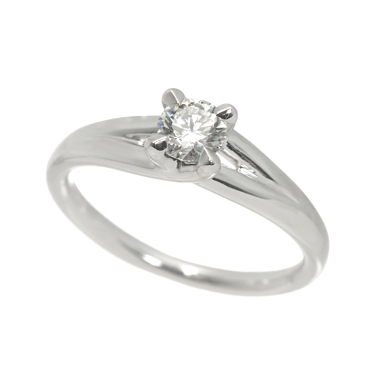 Liens Diamond 0.26ct F/VVS2/EX Ring Pt size3.75-4(US)