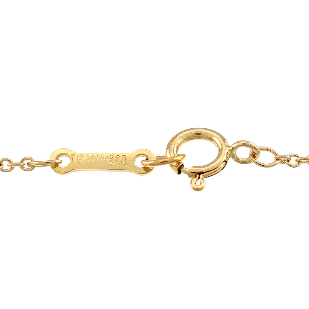 Open Heart Necklace 18K Yellow Gold 750