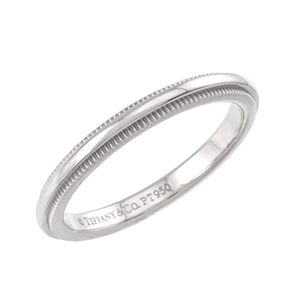 Milgrain Band Ring Pt Platinum Size4-4.5(US)
