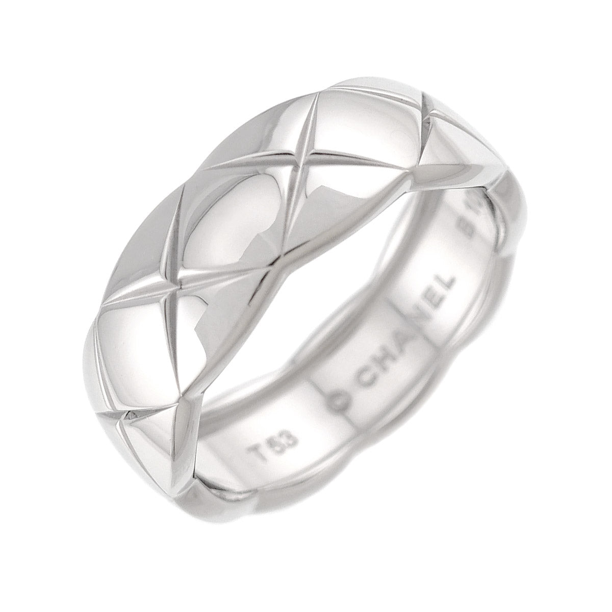 Coco Crush MM Ring 18K WG 750 size53 6-6.25(US)