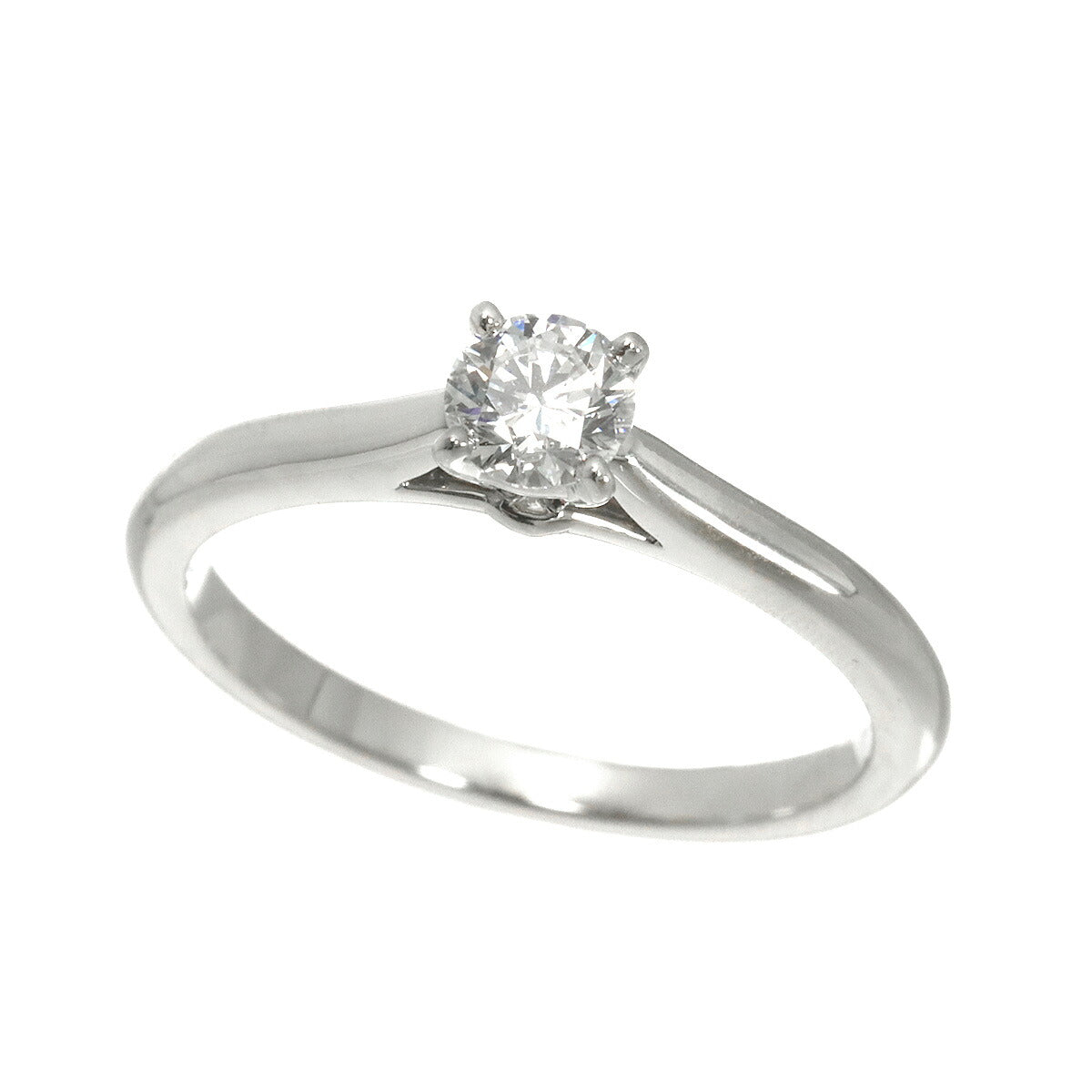 Diamond 0.33ct E/IF/3EX Ring Platinum size52 5.75-6(US)
