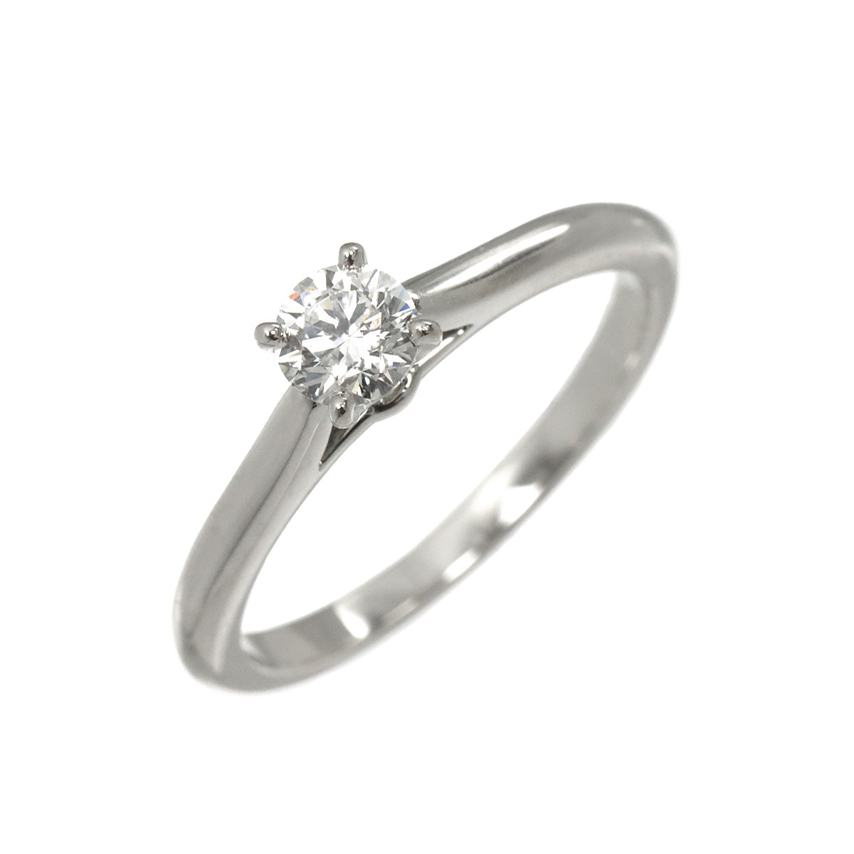 Diamond 0.33ct E/IF/3EX Ring Platinum size52 5.75-6(US)