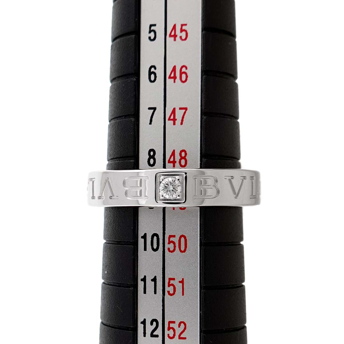 B-ZERO1 Diamond Ring 18K WG 750 size4.5-4.75(US)