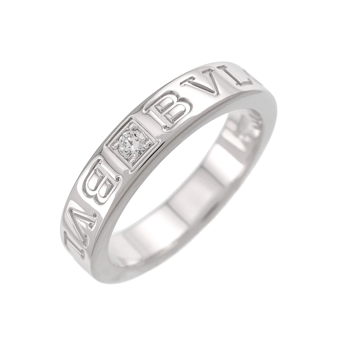 B-ZERO1 Diamond Ring 18K WG 750 size5.25(US)
