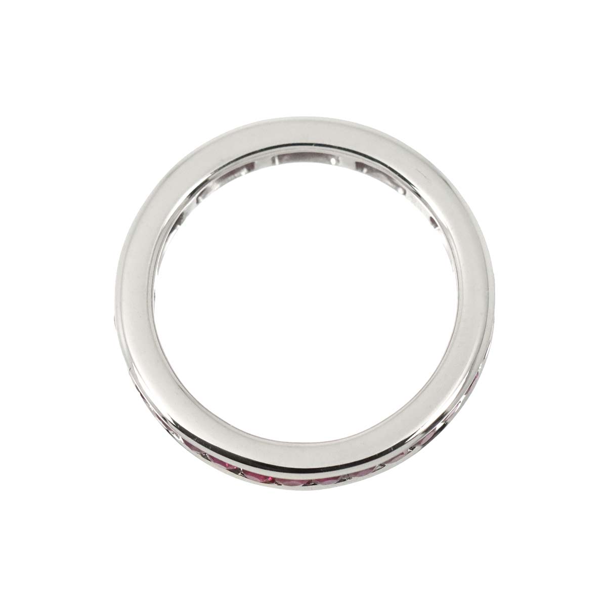 Ruby 1.00ct Ring 18K WG size6(US)