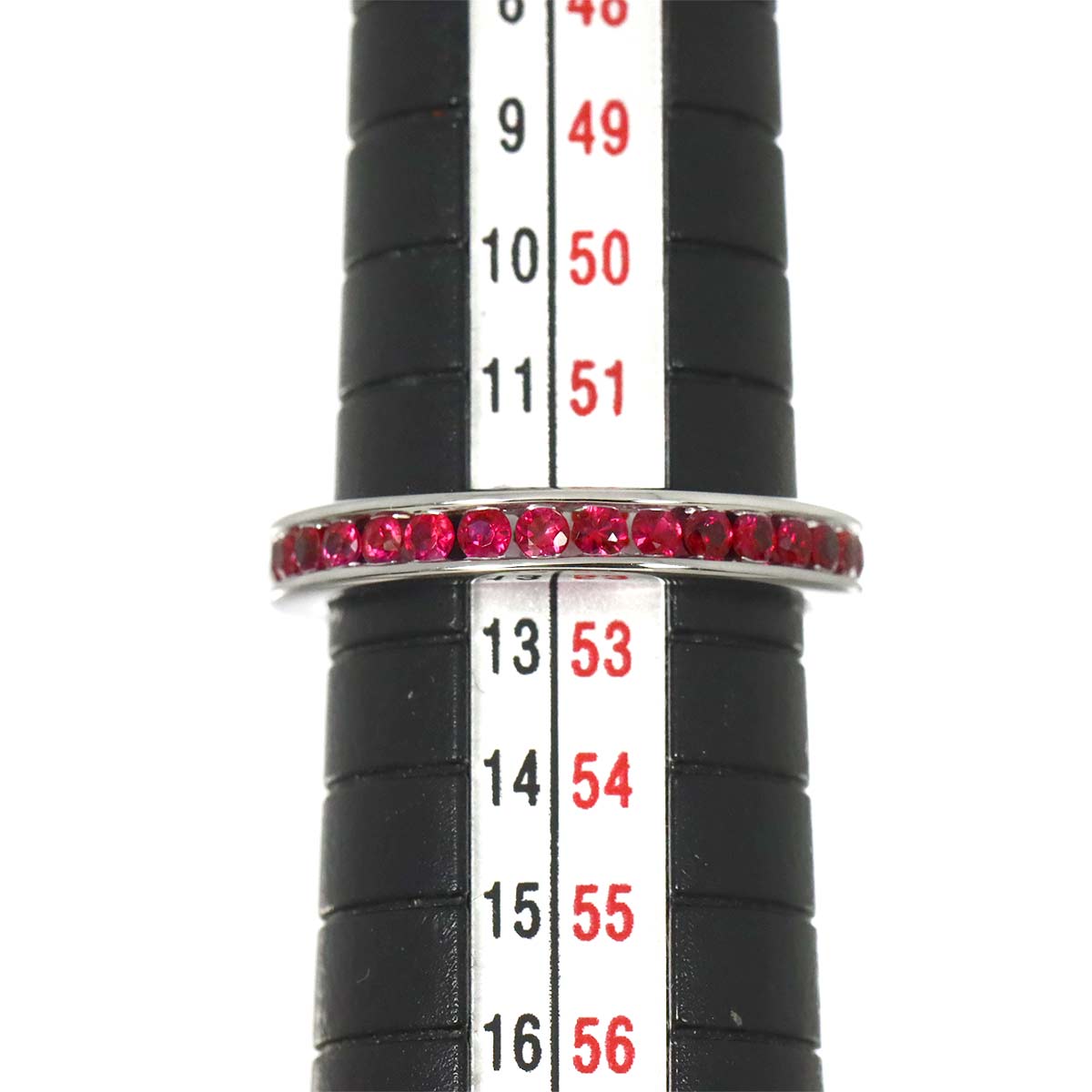 Ruby 1.00ct Ring 18K WG size6(US)