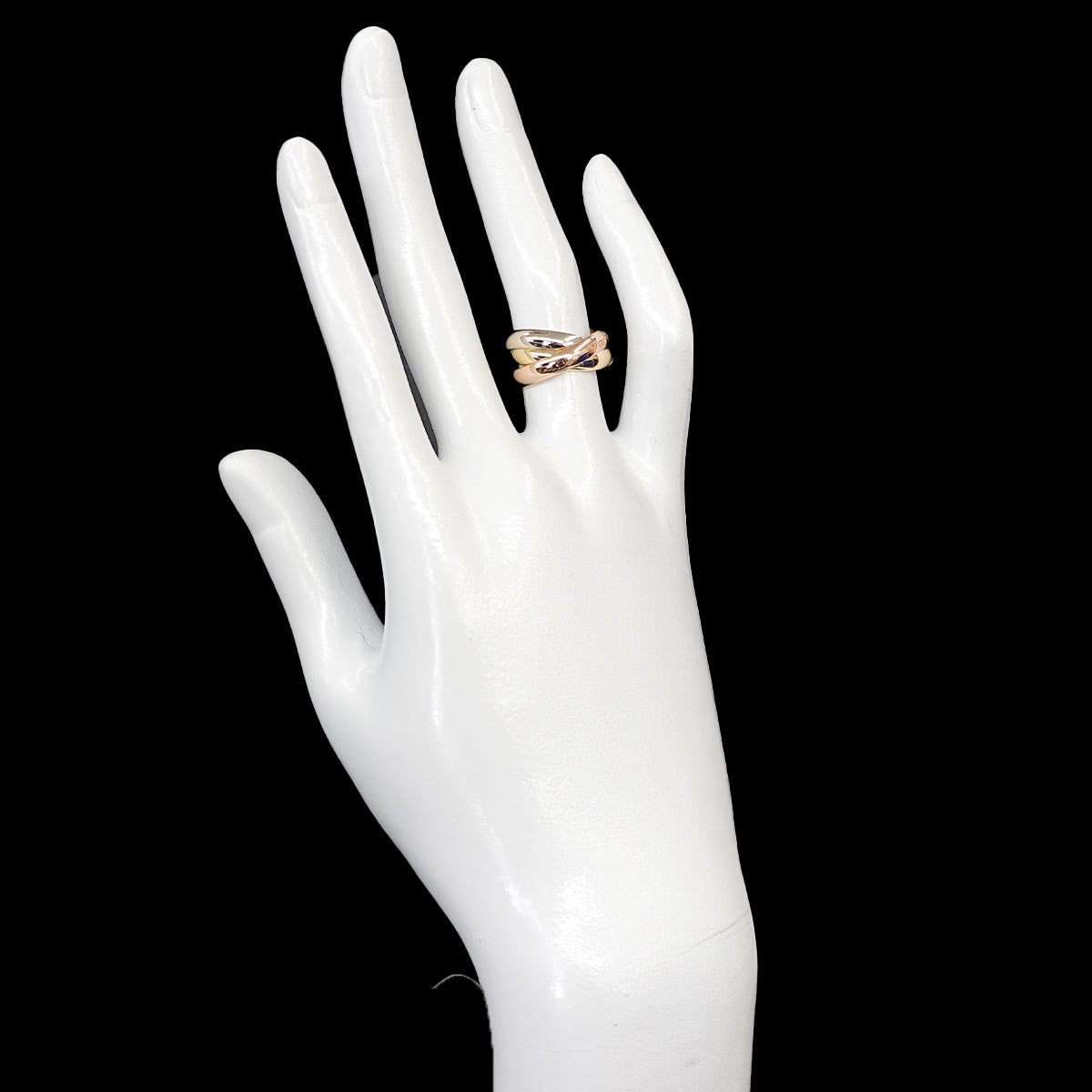 Trinity Ring MM 18K YG WG PG 750 Size48 4.5(US)