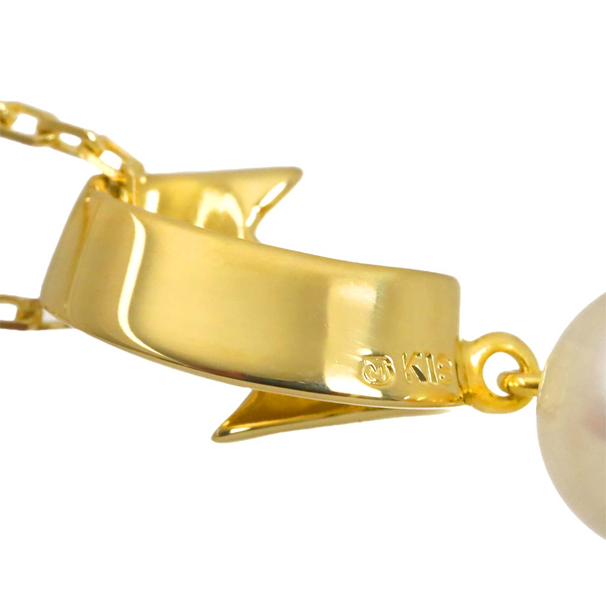Akoya Pearl 6.9mm Necklace 18K YG 750