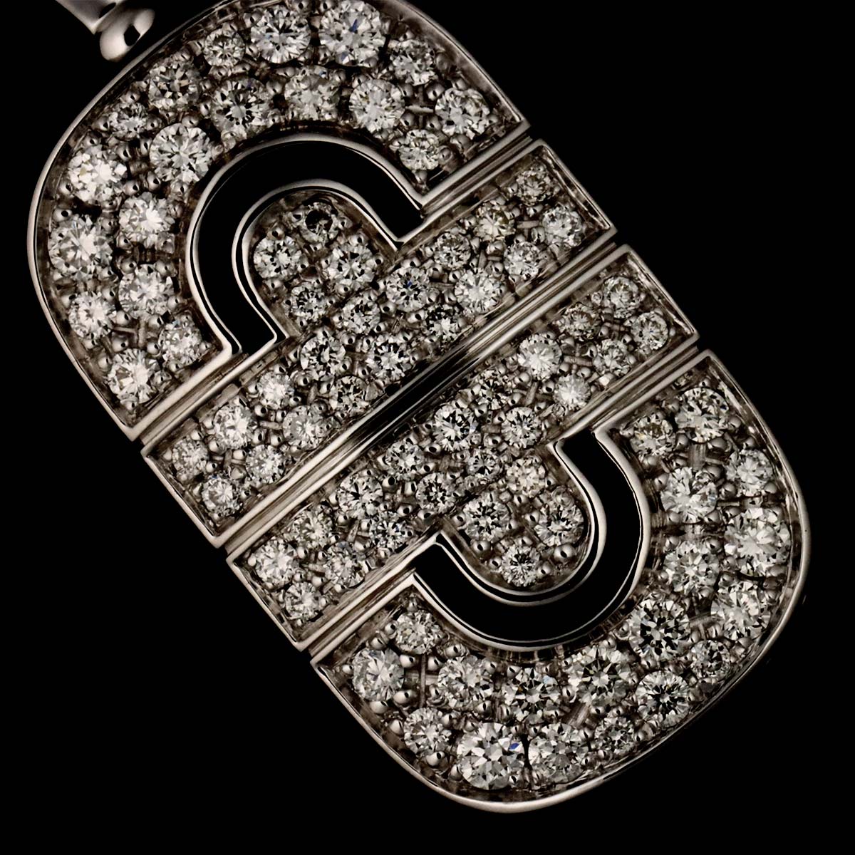 Parentesi Diamond Necklace 18K White Gold 750