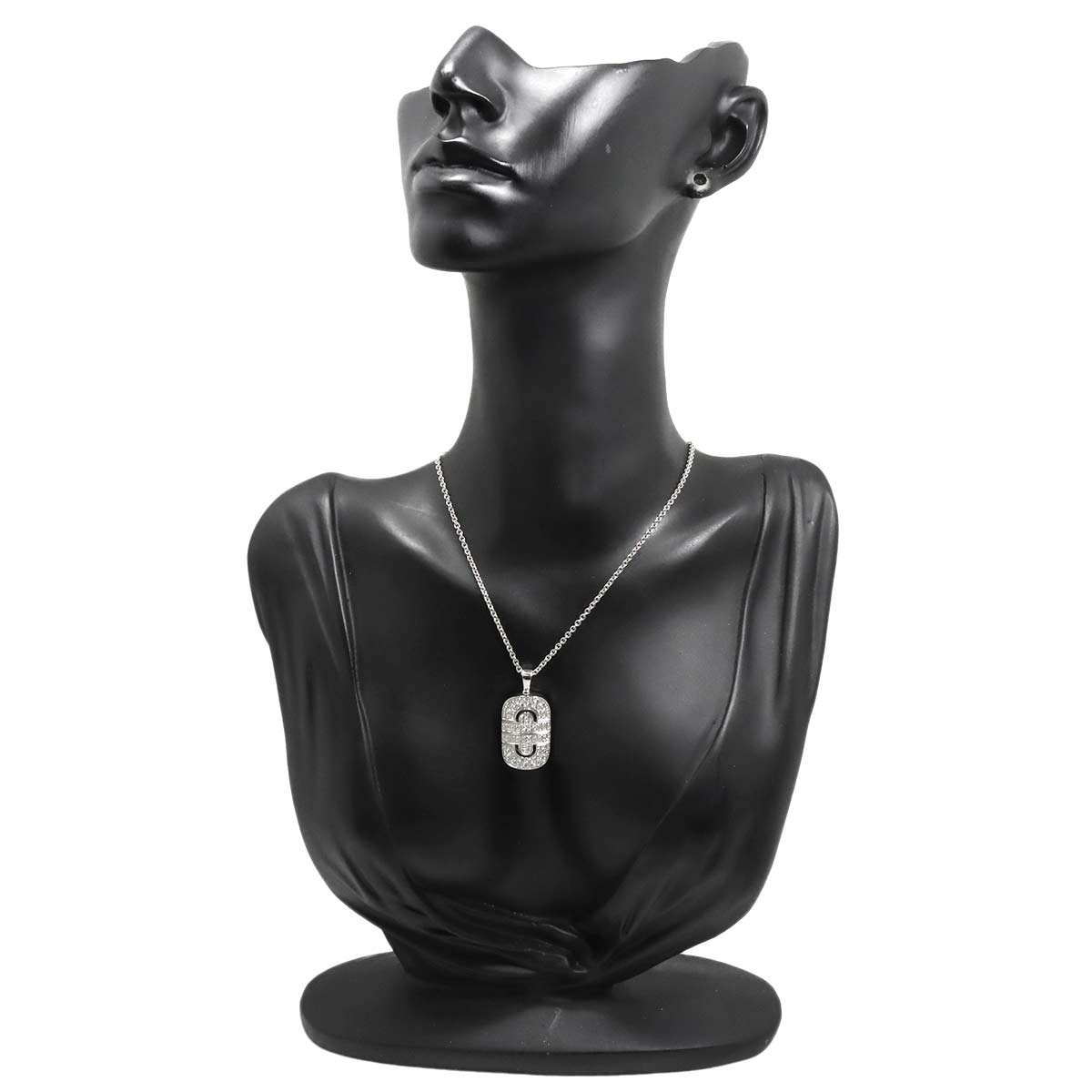 Parentesi Diamond Necklace 18K White Gold 750