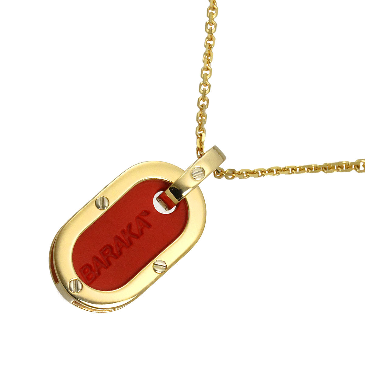 Rubber Necklace 18K Yellow Gold 750
