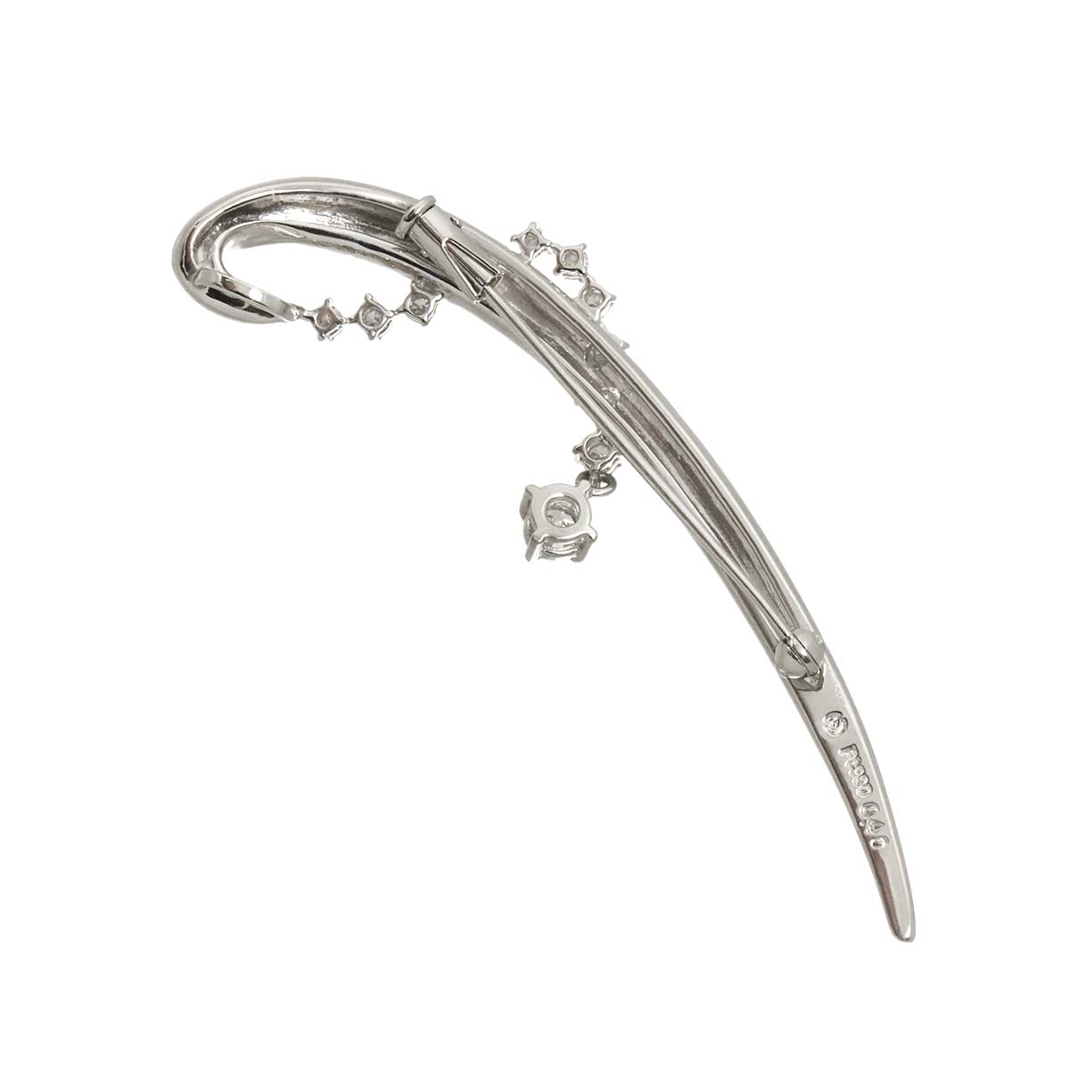 Diamond 0.40ct Brooch Pt Platinum