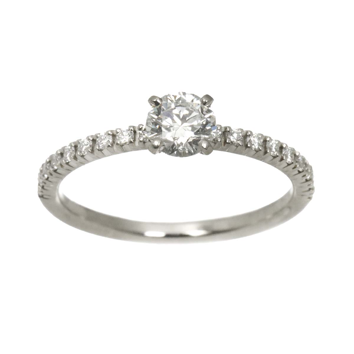 Half Diamond 0.30ct Ring Pt size45 3-3.25(US)