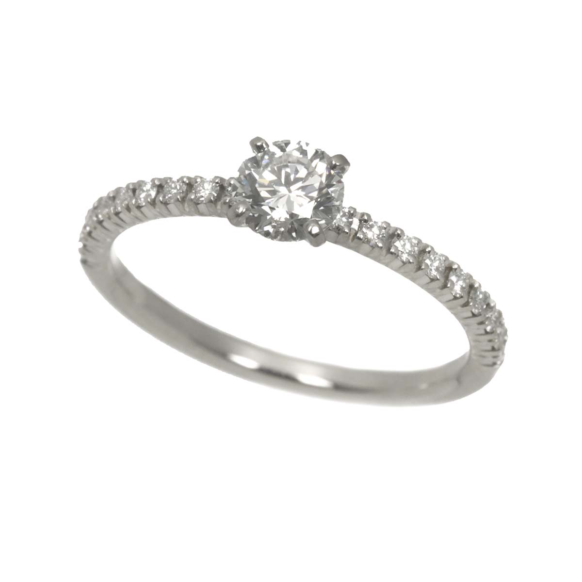Half Diamond 0.30ct Ring Pt size45 3-3.25(US)