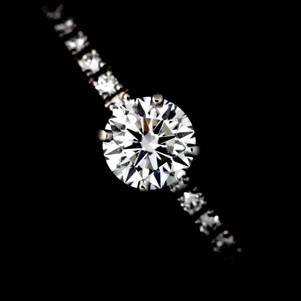 Half Diamond 0.30ct Ring Pt size45 3-3.25(US)