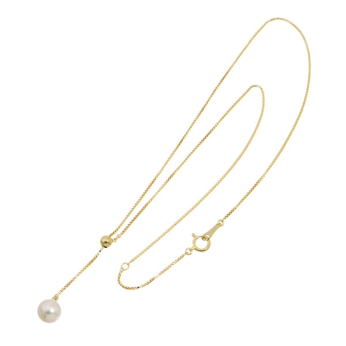 Akoya Pearl 7.4mm Necklace 18K YG 750