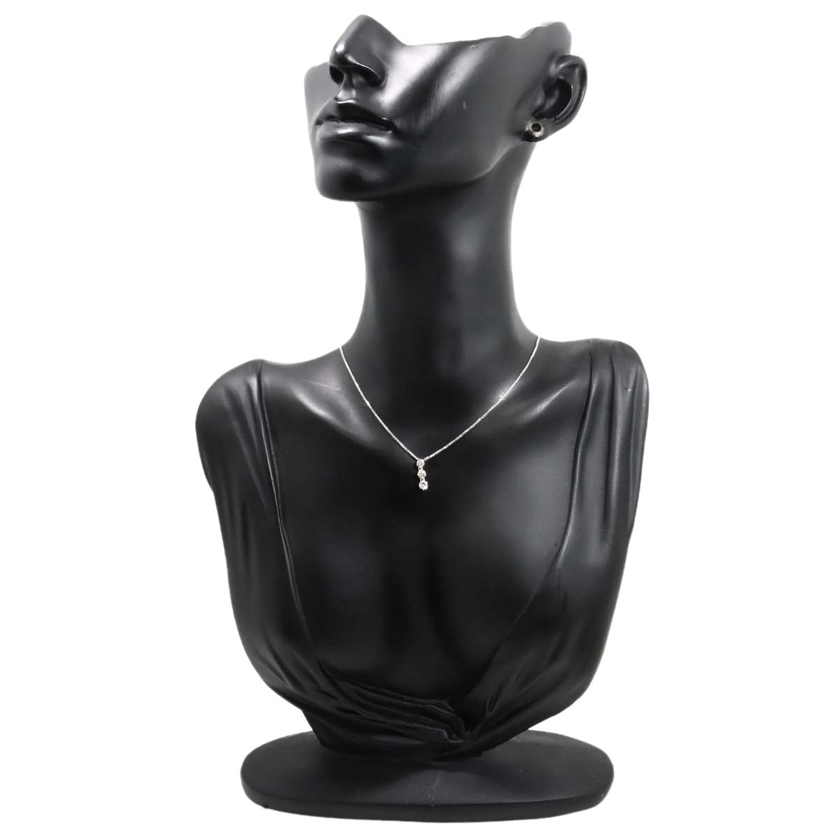 Diamond 0.34ct Necklace 18K WG White Gold 750