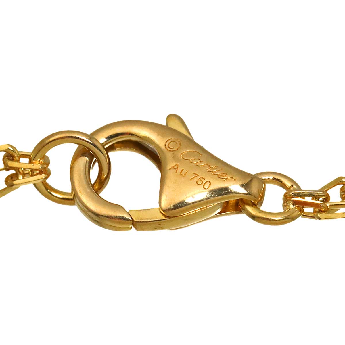 Love Diamond Necklace 18K Yellow Gold 750