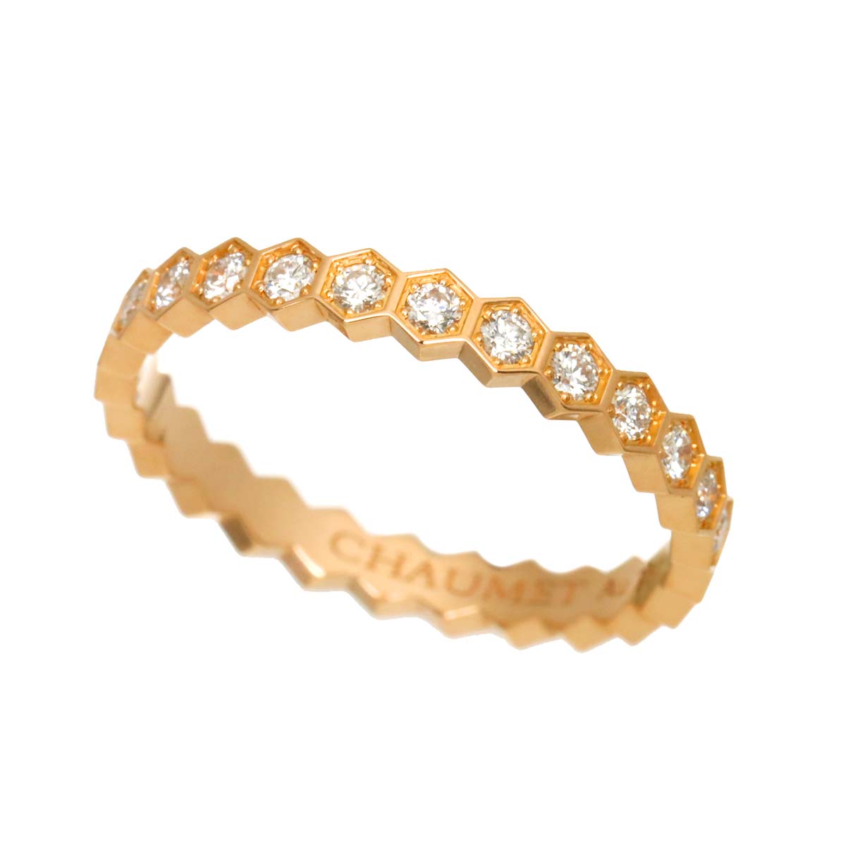 Bee My Love Diamond Ring 18K PG 750 size49 4.75-5(US)