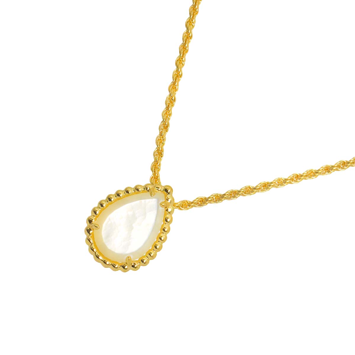 SERPENT BOHEME MOP SM Necklace 18K YG 750