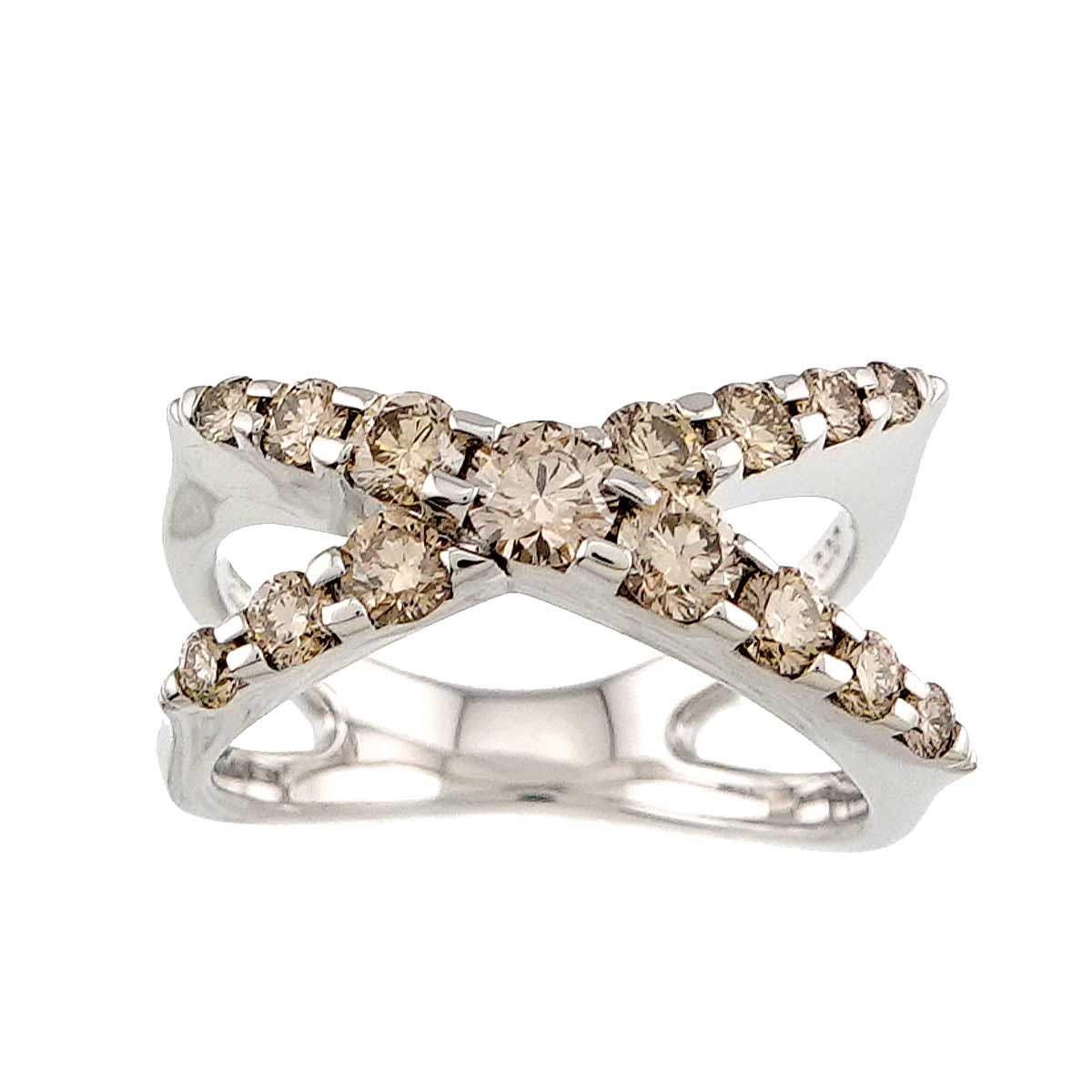 Diamond 1.00ct Ring 18K WG 750 size5.75-6(US)