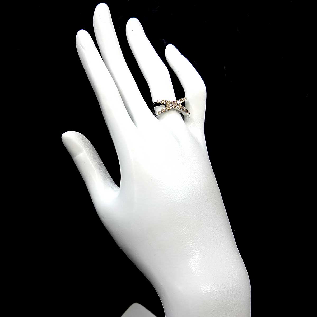 Diamond 1.00ct Ring 18K WG 750 size5.75-6(US)