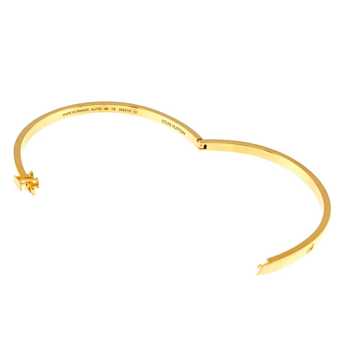 Empreinte Bangle Bracelet 18K Yellow Gold 750