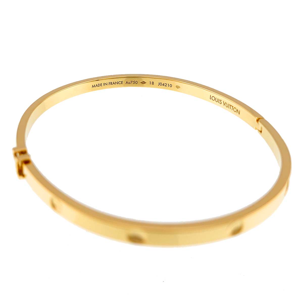 Empreinte Bangle Bracelet 18K Yellow Gold 750