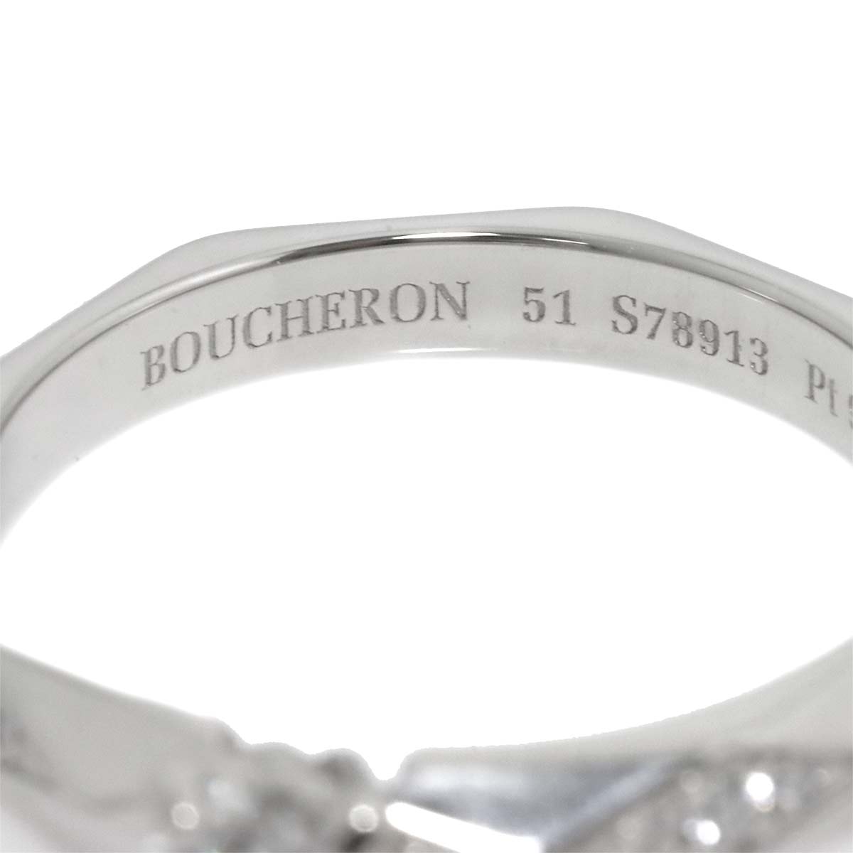 Facet Diamond 0.30ct D/IF/3EX Ring Platinum 5.25-5.5(US)